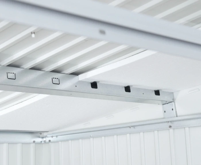 Biohort Abri De Jardin Métal - Avantgarde A5 - Argent - 1 Porte - 260 X 220 X 218 Cm 11 Biohort Abri De Jardin Métal - Avantgarde A5 - Argent - 1 Porte - 260 X 220 X 218 Cm – Image 11