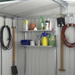 Support D'outils - Biohort - 4 Pièces - Tous Les Abris -Parfum Herbe Soldes Magasin abri de jardin m tal europa syst me de rangement 2