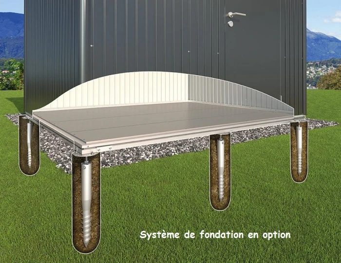 Biohort Abri De Jardin Argent Métallique - Highline H2 - Double Porte - 275 X 195 X 222cm 12 Biohort Abri De Jardin Argent Métallique - Highline H2 - Double Porte - 275 X 195 X 222cm – Image 12