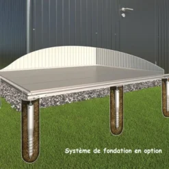 Biohort Abri De Jardin Argent Métallique - Highline H4 - Double Porte - 275 X 275 X 222cm 25 Biohort Abri De Jardin Argent Métallique - Highline H4 - Double Porte - 275 X 275 X 222cm -Parfum Herbe Soldes Magasin fondation abri de jardin m tal 17