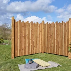 Panneau Variation - Marron - Pin Cl 3 -180x180 Cm