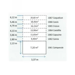 Abri De Jardin En Panneaux 21 Mm - Caméllia - 3,37 X 4,13 M - 13,90 M² 13 Abri De Jardin En Panneaux 21 Mm - Caméllia - 3,37 X 4,13 M - 13,90 M² -Parfum Herbe Soldes Magasin sans titre 4