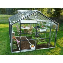 Serre Serranova 35 - Verre Trempé - 3,72 X 3,07 -Parfum Herbe Soldes Magasin serre de jardin serranova 3